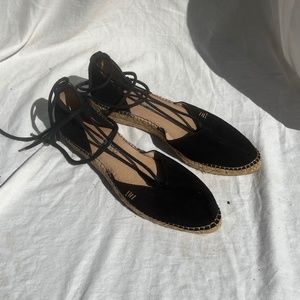 Viscata Italian Black Espadrilles